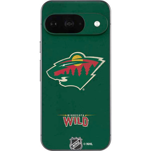 NHL Minnesota Wild Distressed Google Pixel 9 Skin